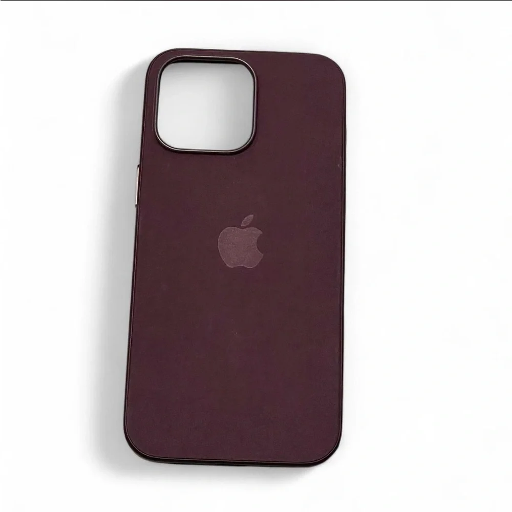 Apple iPhone 15 Pro Max MagSafe Leather Case Purple Free Shipping